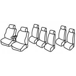Set coprisedili Superior - Nocciola - Volkswagen Sharan (Dal 2000) (2000 09 10)