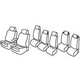 Set coprisedili Superior - Beige - Volkswagen Touran (Highline) (05 03 10 06)
