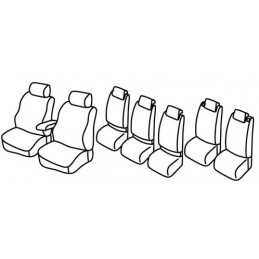Set coprisedili Superior - Nocciola - Volkswagen Touran (Trendline) (08 10 08 15)