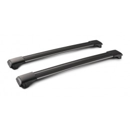 Rail Black  coppia barre portatutto in alluminio - 79 cm
