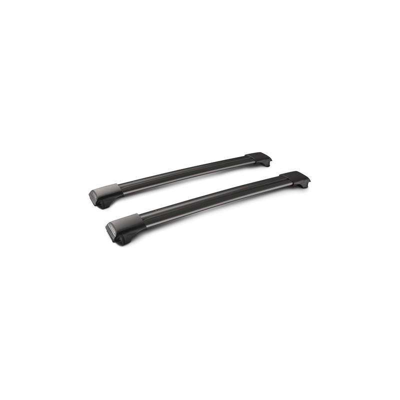 Rail Black  coppia barre portatutto in alluminio - 85 cm