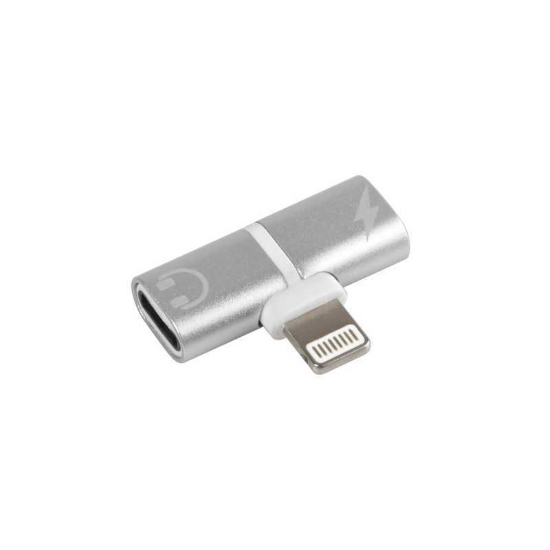 Splitter adattatore per collegare cavo ricarica e auricolari