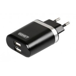 Caricabatteria da rete con 2 porte Usb - Fast Charge - 3100 mA - 100 230V