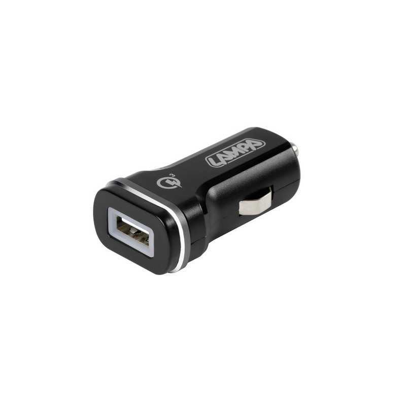 Caricabatteria 1 porta Usb - Qualcomm Quick Charge - 3000 mA - 12 24V