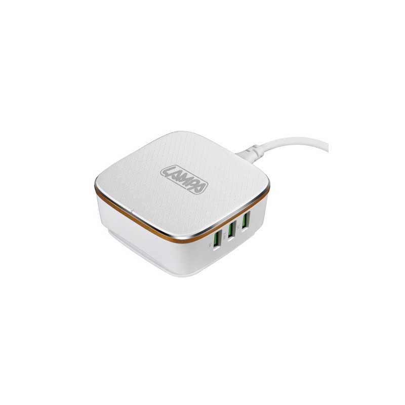 Power Station caricabatteria da rete con 6 porte usb 230V