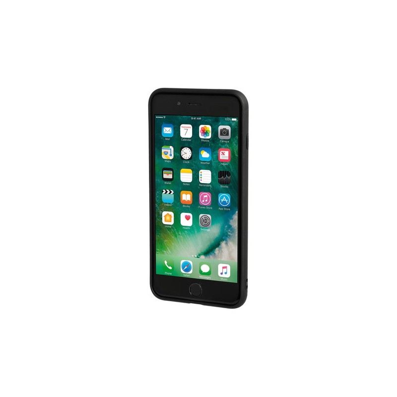 Duo pocket  cover bicolore con inserti metallici - Apple iPhone 7 Plus   8 Plus - Nero Rosso