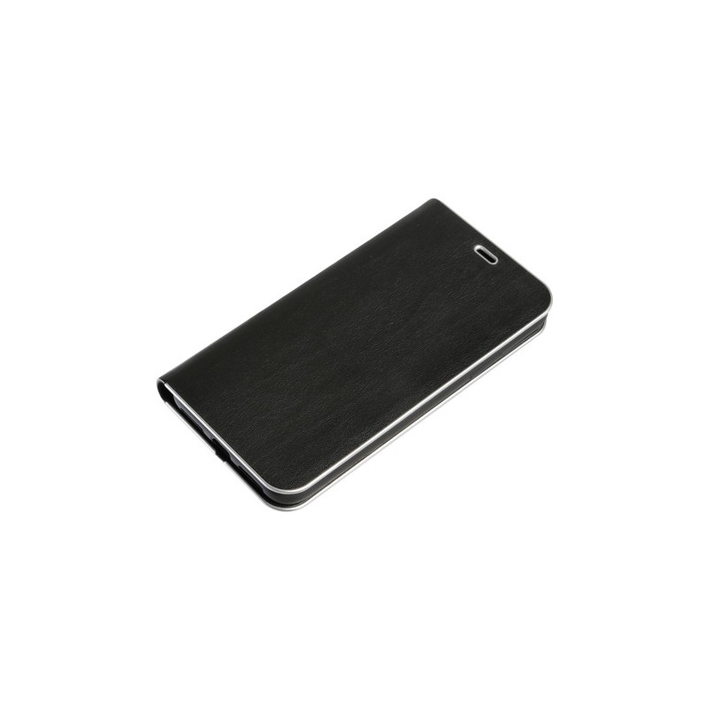 Club  cover a libro in similpelle - Apple iPhone X - Nero Argento