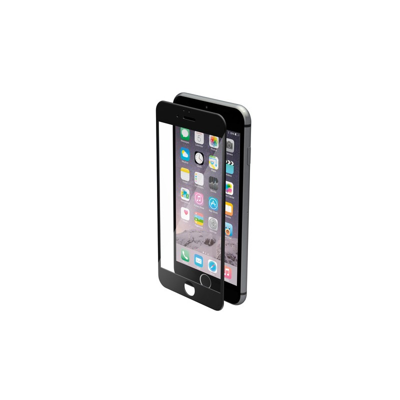 Phantom  vetro temperato protettivo da bordo a bordo - Apple iPhone 6   6s - Glossy Black
