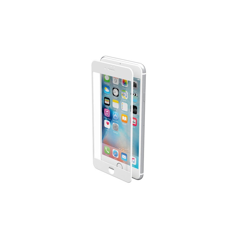 Phantom  vetro temperato protettivo da bordo a bordo - Apple iPhone 7 Plus   8 Plus - Glossy White