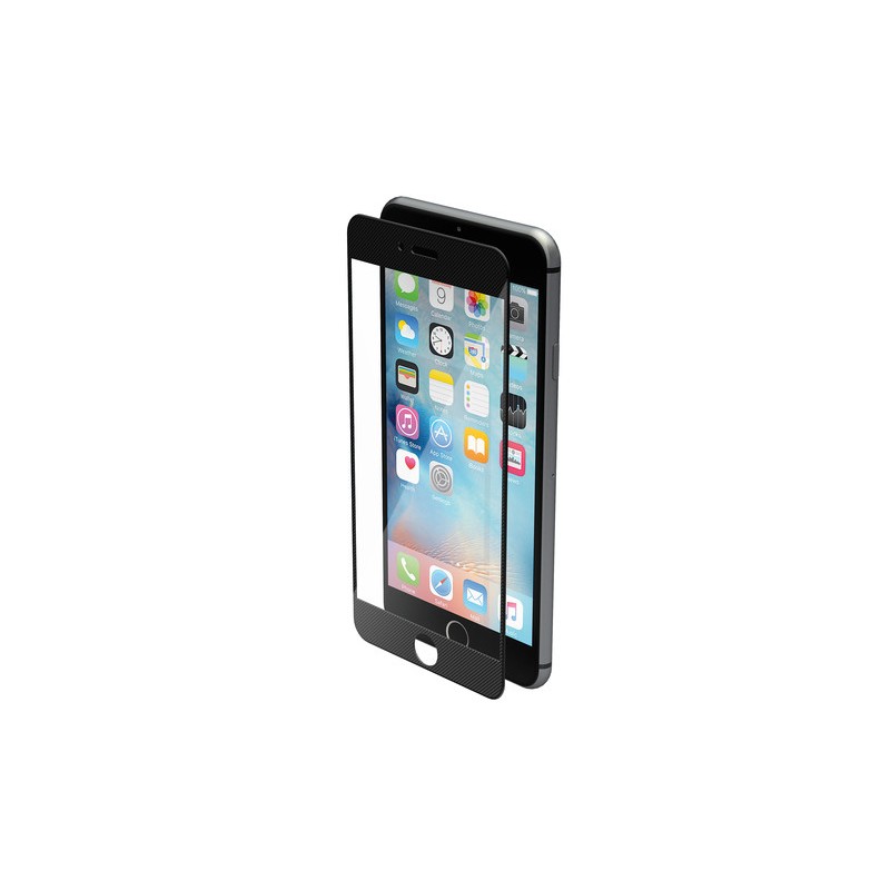 Phantom  vetro temperato protettivo da bordo a bordo - Apple iPhone 7 Plus   8 Plus - Pixel Black