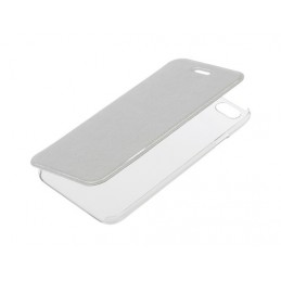 Clear Back  cover trasparente con sportello protettivo - Apple iPhone 6   6s - Argento