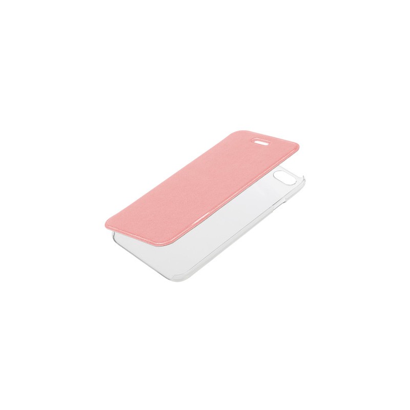 Clear Back  cover trasparente con sportello protettivo - Apple iPhone 6   6s - Oro Rosa