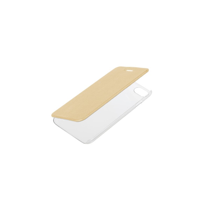 Clear Back  cover trasparente con sportello protettivo - Apple iPhone 7   8 - Oro