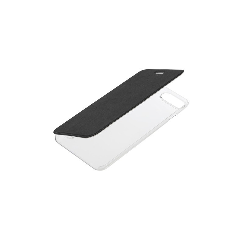 Clear Back  cover trasparente con sportello protettivo - Apple iPhone 7 Plus   8 Plus - Nero
