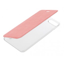 Clear Back  cover trasparente con sportello protettivo - Apple iPhone 7 Plus   8 Plus - Oro Rosa