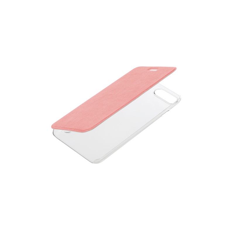 Clear Back  cover trasparente con sportello protettivo - Apple iPhone 7 Plus   8 Plus - Oro Rosa