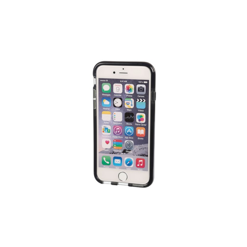 Alpha Guard  cover ultra protettiva anti-shock flessibile - Apple iPhone 6   6s - Fumè Nero