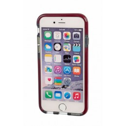 Alpha Guard  cover ultra protettiva anti-shock flessibile - Apple iPhone 6   6s - Fumè Rosso