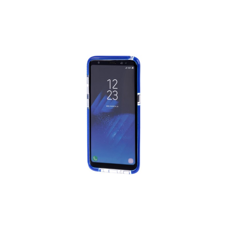Alpha Guard  cover ultra protettiva anti-shock flessibile - Samsung Galaxy S8 - Trasparente Blu