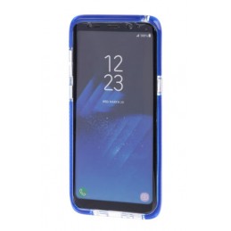 Alpha Guard  cover ultra protettiva anti-shock flessibile - Samsung Galaxy S8+ - Trasparente Blu