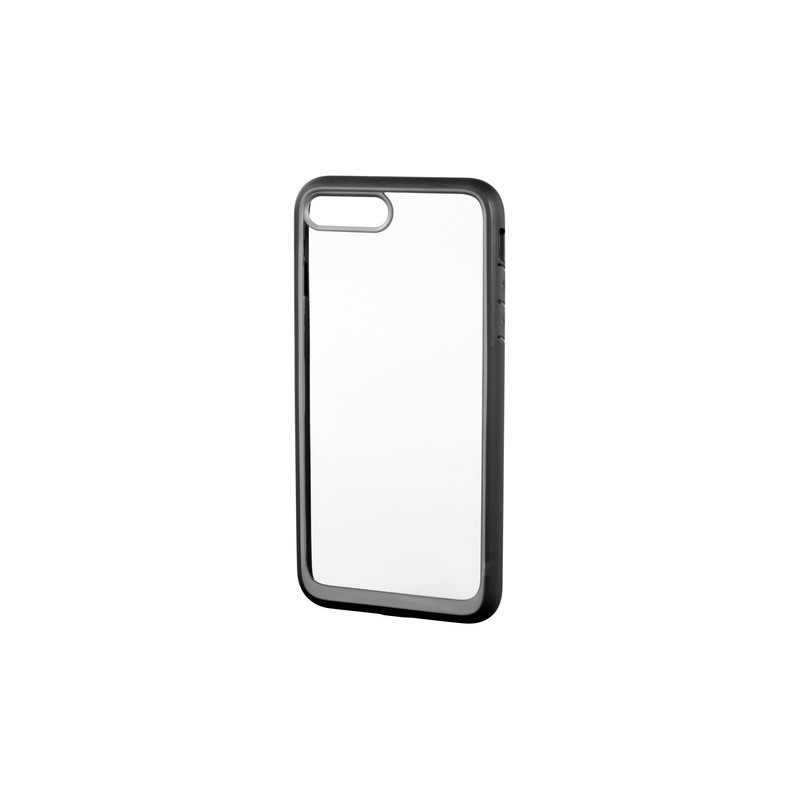 Prime  cover protettiva con cornice colorata - Apple iPhone 7 Plus   8 Plus - Trasparente Nero