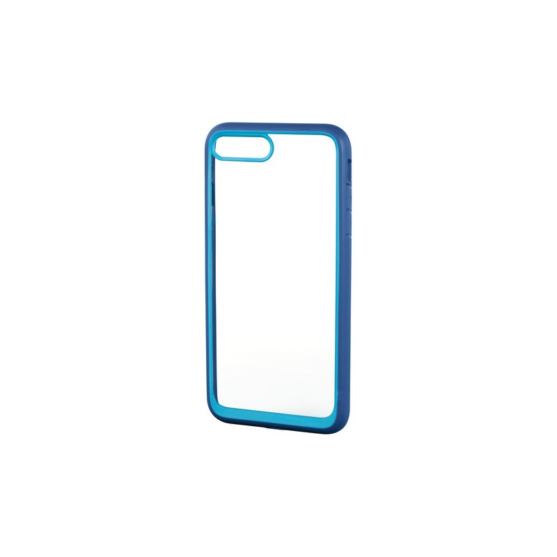 Prime  cover protettiva con cornice colorata - Apple iPhone 7 Plus   8 Plus - Trasparente Blu