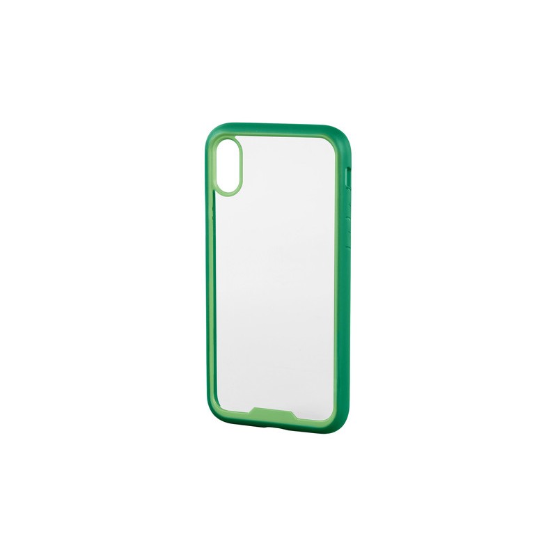 Prime  cover protettiva con cornice colorata - Apple iPhone X - Trasparente Verde