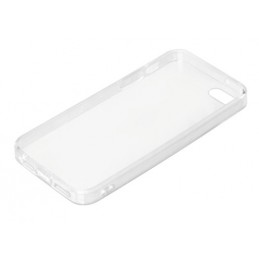 Clear Cover  cover trasparente rigida con cornice in gomma - Apple iPhone 5   5s   SE
