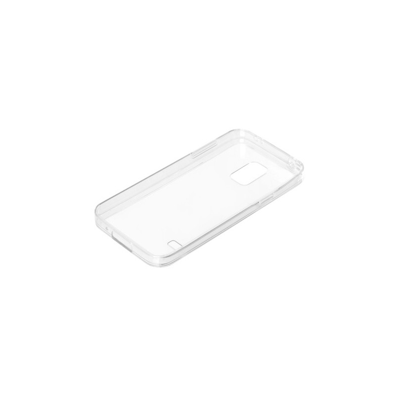 Clear Cover  cover trasparente rigida con cornice in gomma - Samsung Galaxy S5 Mini