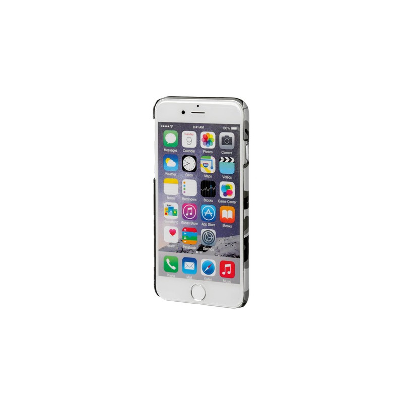 Stylish  cover gommata sottile - Apple iPhone 6   6s - Grey Camo