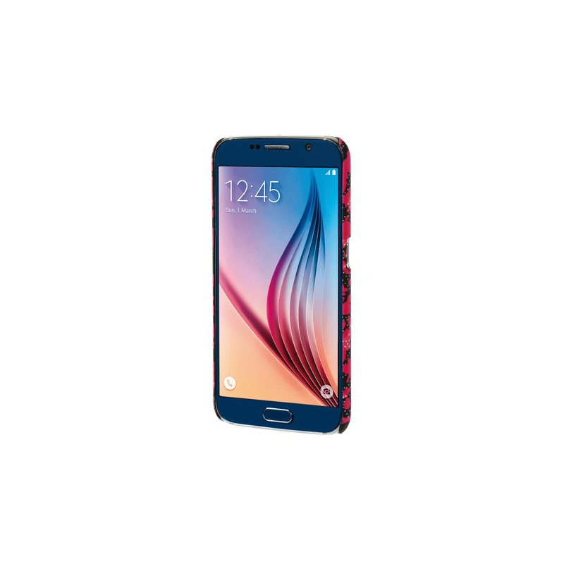 Stylish  cover gommata sottile - Samsung Galaxy S6 - Pink Camo