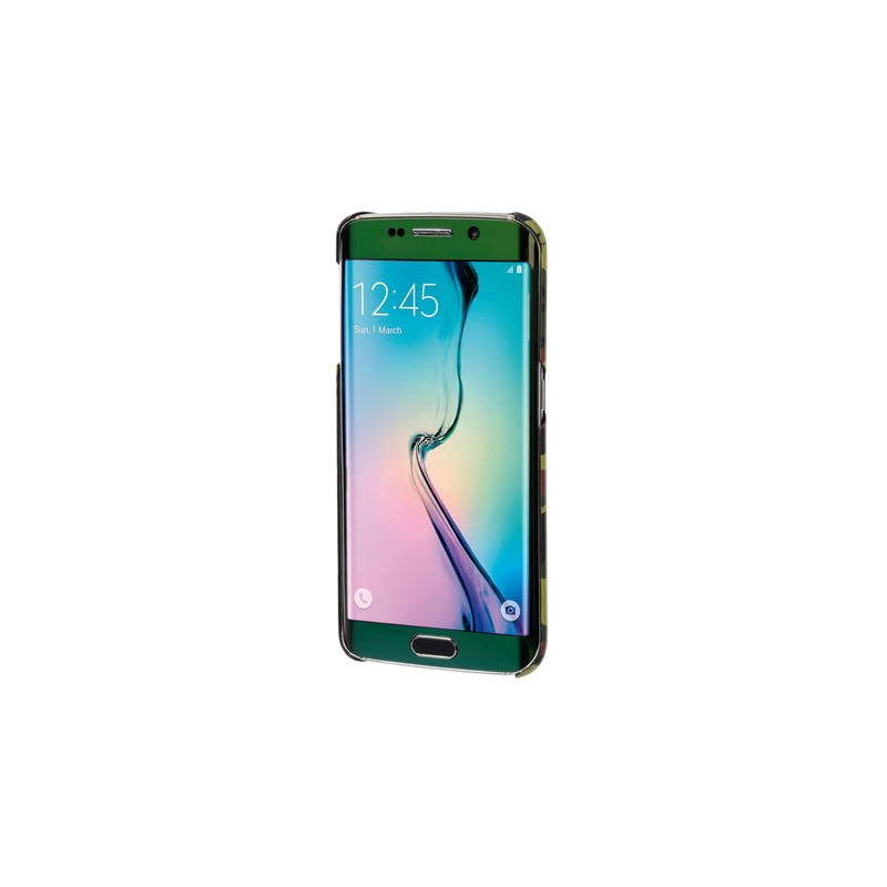 Stylish  cover gommata sottile - Samsung Galaxy S6 Edge - Green Camo