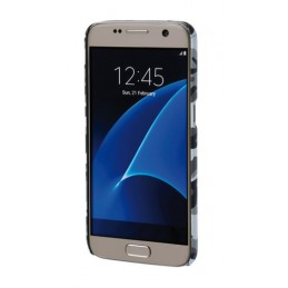 Stylish  cover gommata sottile - Samsung Galaxy S7 - Grey Camo