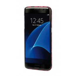 Stylish  cover gommata sottile - Samsung Galaxy S7 Edge - Pink Camo