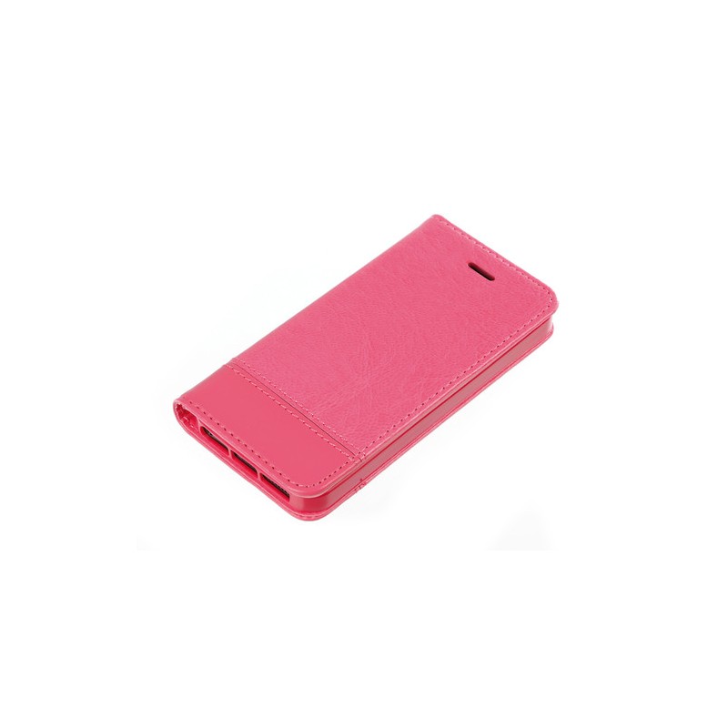 Wallet Folio Case  cover a libro - Apple iPhone 5   5S   SE - Cherry