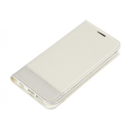 Wallet Folio Case  cover a libro - Samsung Galaxy S6 Edge - Bianco