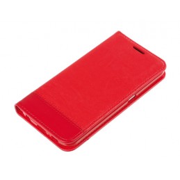 Wallet Folio Case  cover a libro - Samsung Galaxy S6 - Rosso