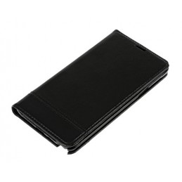 Wallet Folio Case  cover a libro - Samsung Galaxy Note 4 - Nero