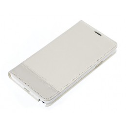 Wallet Folio Case  cover a libro - Samsung Galaxy Note 4 - Bianco