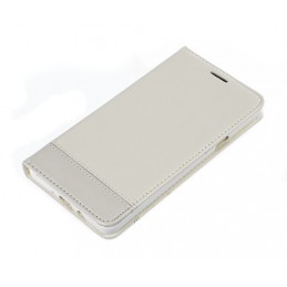 Wallet Folio Case  cover a libro - Samsung Galaxy A7 - Bianco