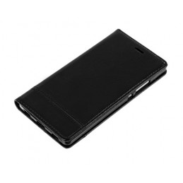 Wallet Folio Case  cover a libro - Huawei P8 - Nero