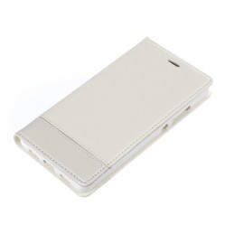 Wallet Folio Case  cover a libro - Huawei P8 Lite - Bianco