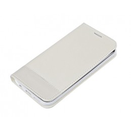 Wallet Folio Case  cover a libro - Samsung Galaxy S7 Edge - Bianco