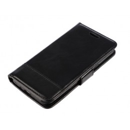 Wallet Folio Case  cover a libro - Samsung Galaxy J3 2016 - Nero