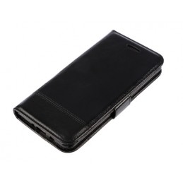 Wallet Folio Case  cover a libro - Samsung Galaxy J5 2016 - Nero