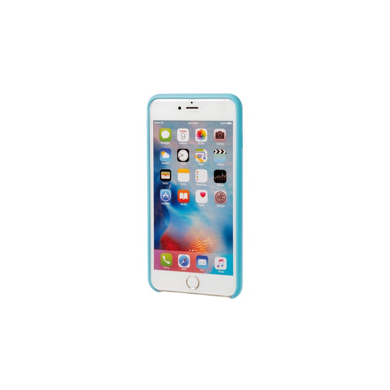 Skin  cover in similpelle - Apple iPhone 6 Plus   6s Plus - Azzurro