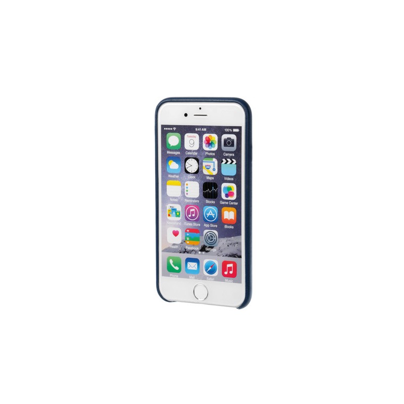 Skin  cover in similpelle - Apple iPhone 6   6s - Blu scuro