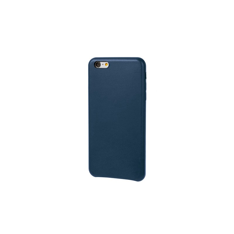Skin  cover in similpelle - Apple iPhone 6 Plus   6s Plus - Blu scuro