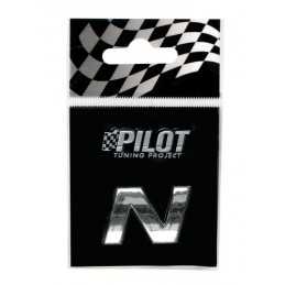 3D Letters Type-1 (18 mm) - N