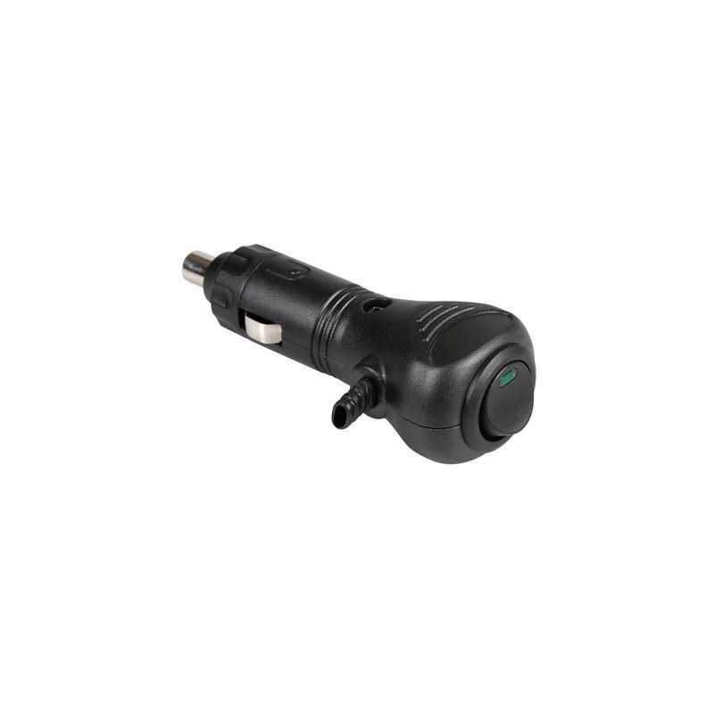 Spinotto per presa accendisigari con ingresso cavo laterale 12 24V